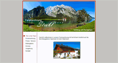 Desktop Screenshot of ferienwohnung-strobl.com